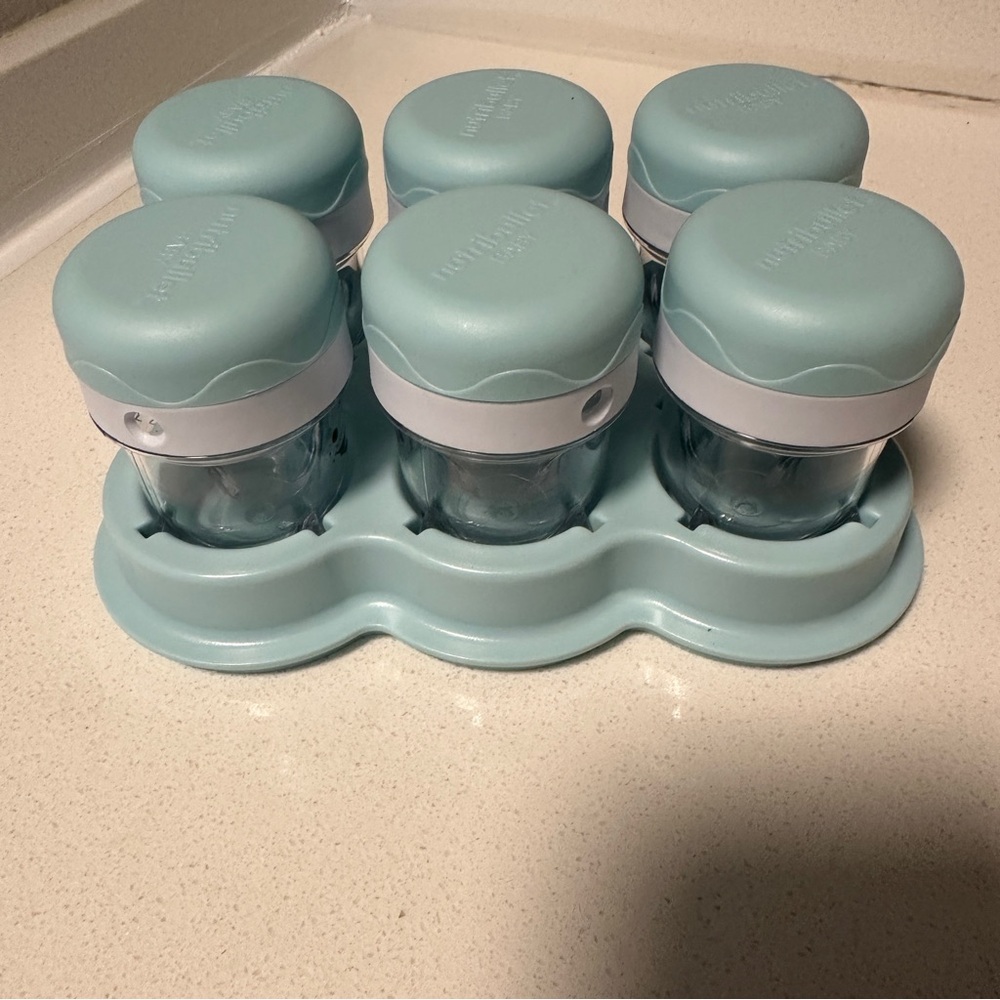 Blue Food Storage Jar Set